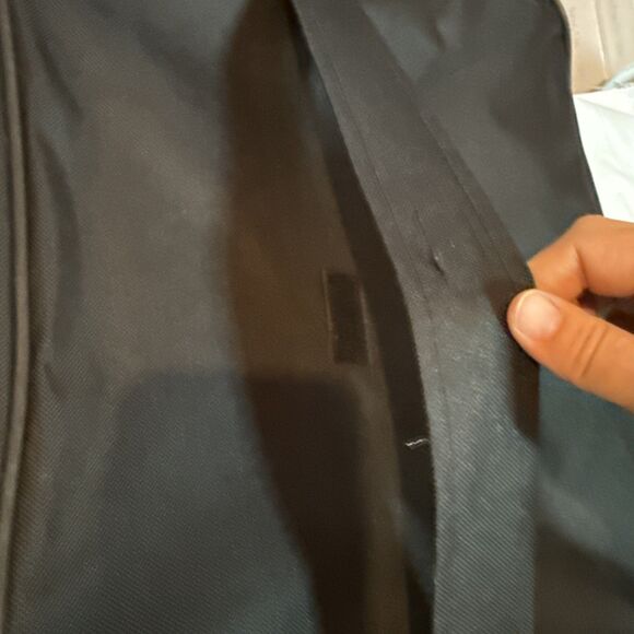 Beverly Hills Polo Club Messenger Equipment Laptop Computer Bag Logo Black & Red - Picture 8 of 13